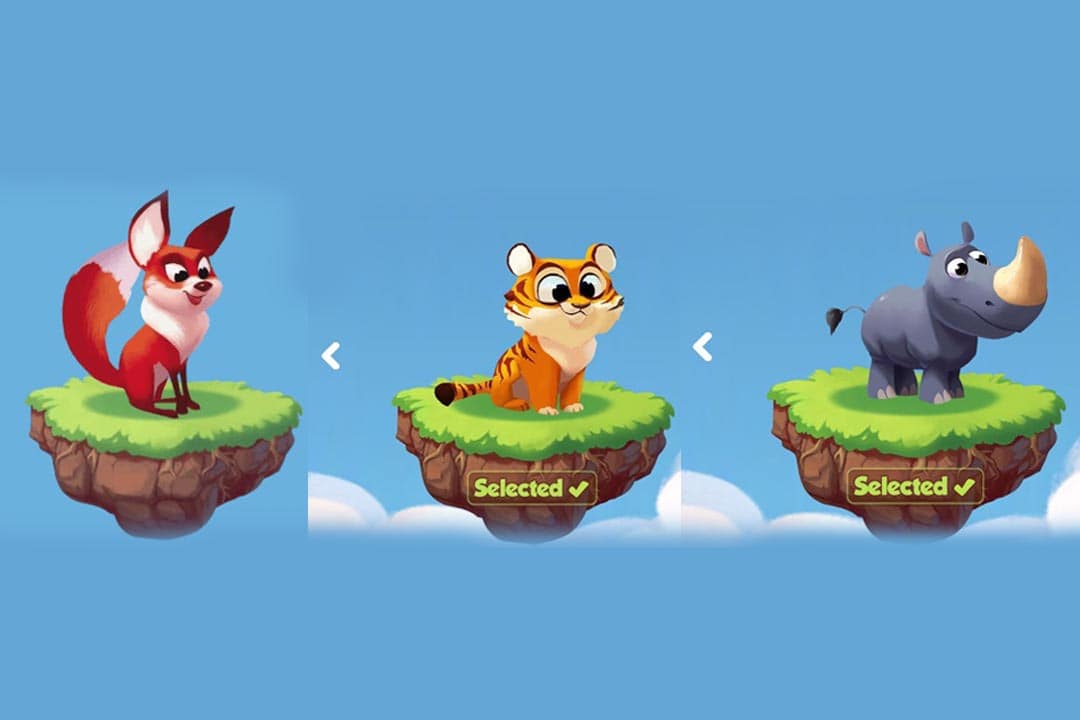 Three Pets on Coin Master game